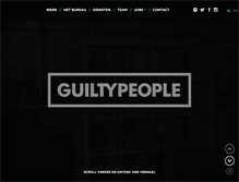 Tablet Screenshot of guiltypeople.nl